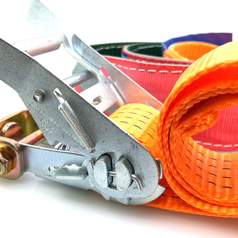 Gurtna na odtahovku s návlekem 4T - 3,5 m + 3 otočné háky