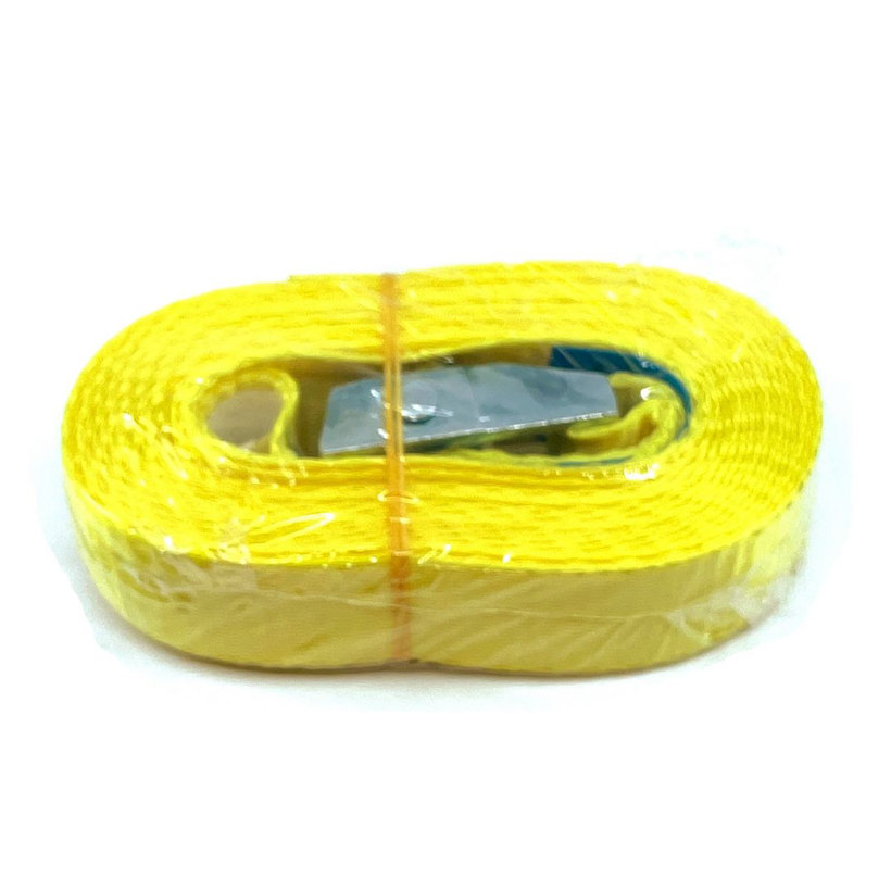 Jednodílný rychloupínací pás se sponou a volným koncem žlutý 6M