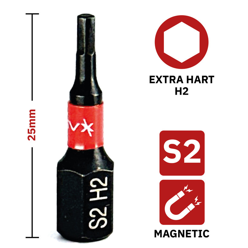 Bit magnetický H2x25mm