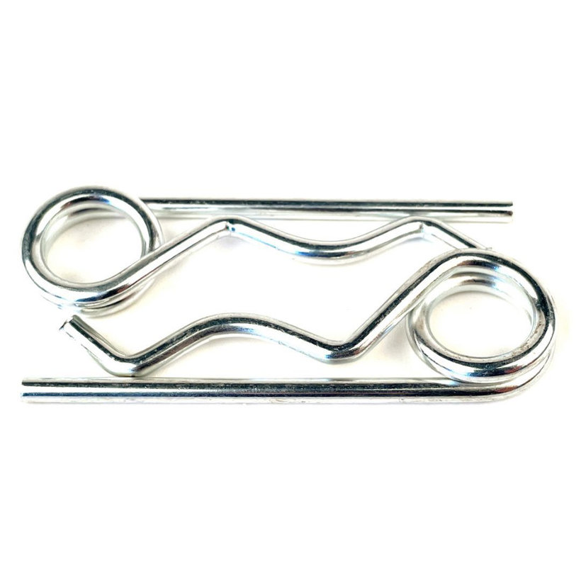 Závlačka pružinová dvojitá DIN 11024 Zn 4mm