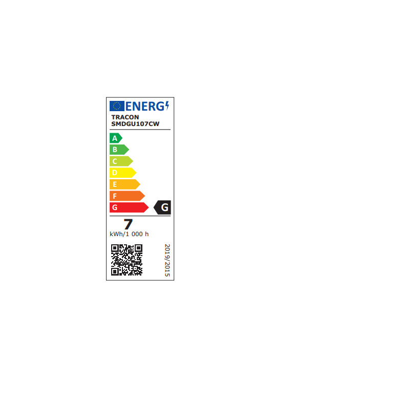 LED žárovka SMD GU10 7W - studená bílá
