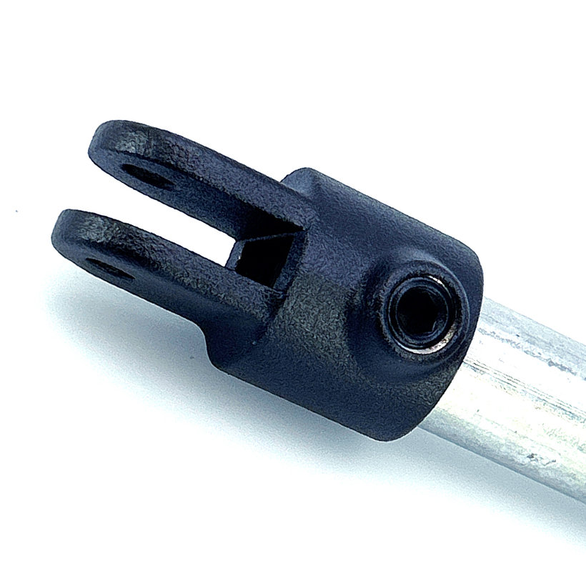 Konektor na podporu panelu 27 mm - černý