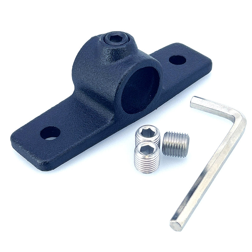 Konektor na zeď 27 mm - černý