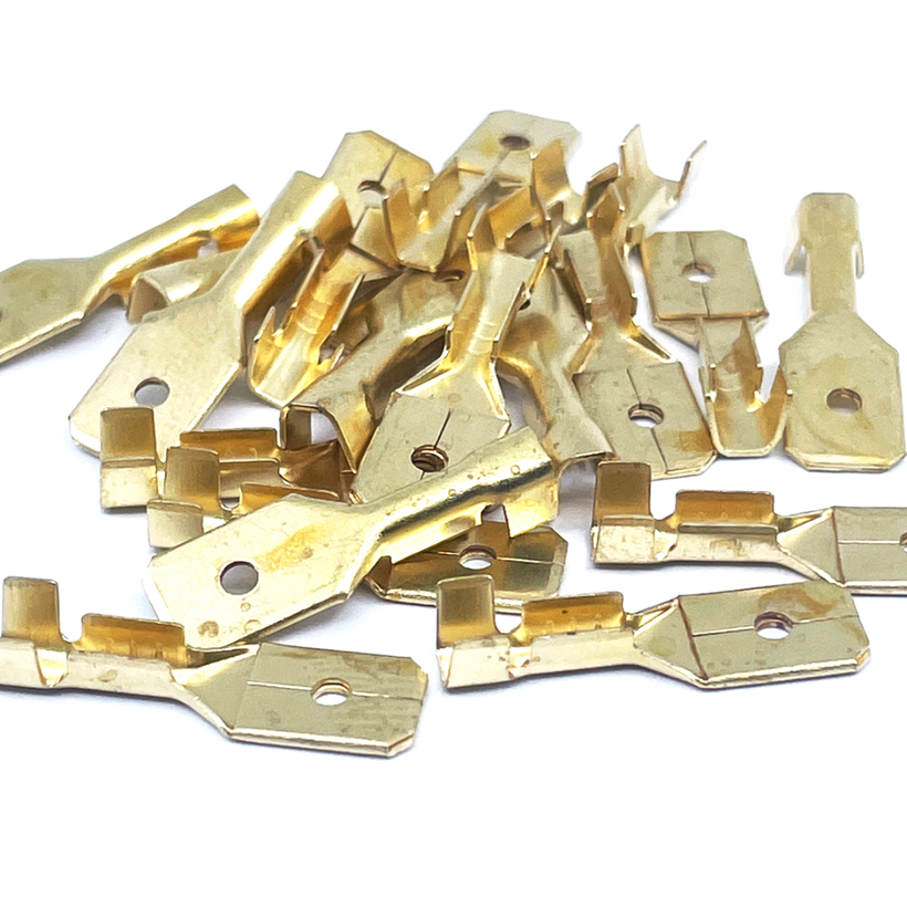 Neizolované Cu lisovací kolíky ploché 1,5mm²