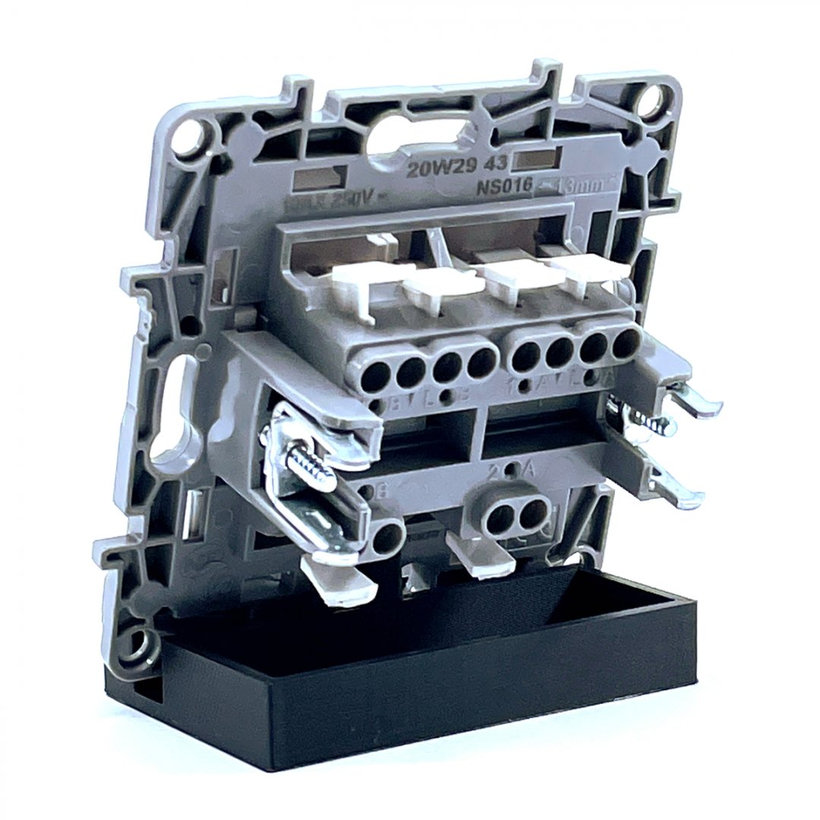 Niloé vypínač č.6+6 bílý