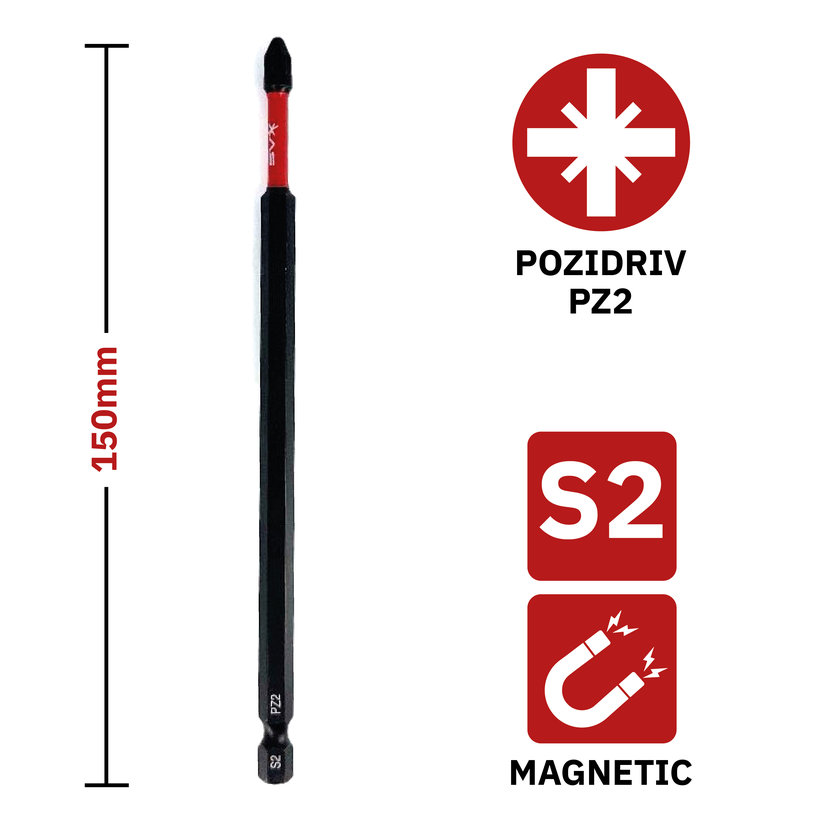 Bit magnetický PZ2x150mm