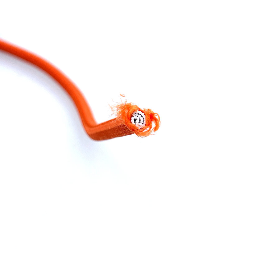 Gumolano s pryžovým jádrem oranžové PP 6mm