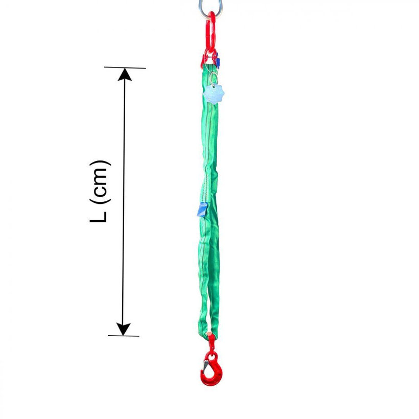 Textilní závěs OKO-HÁK 2000 kg, 2 m