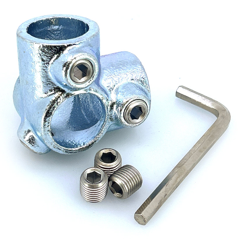 Spojovací článek čtyři větve 27 mm - pozinkovaný