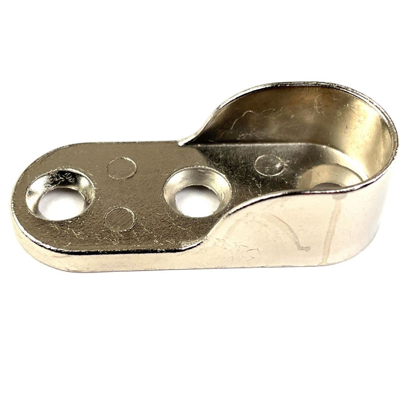 Držák šatníkové tyče pomosazený 15x32mm