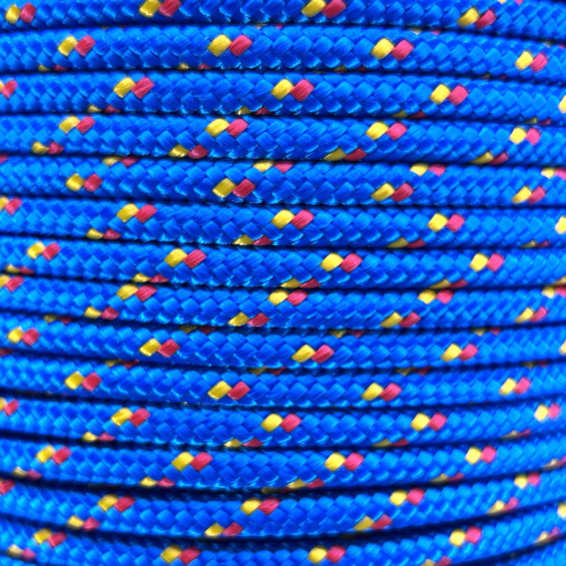 PPV lano barevné s jádrem pletené 16pr 8mm 200m