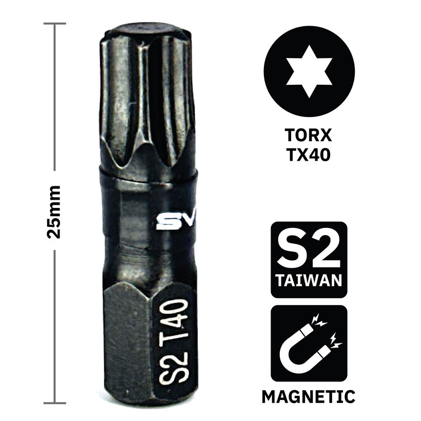 Bit magnetický TX40x25mm