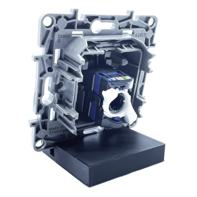 Niloé zásuvka dátová 1xRJ45 kategorie 6 UTP bílá