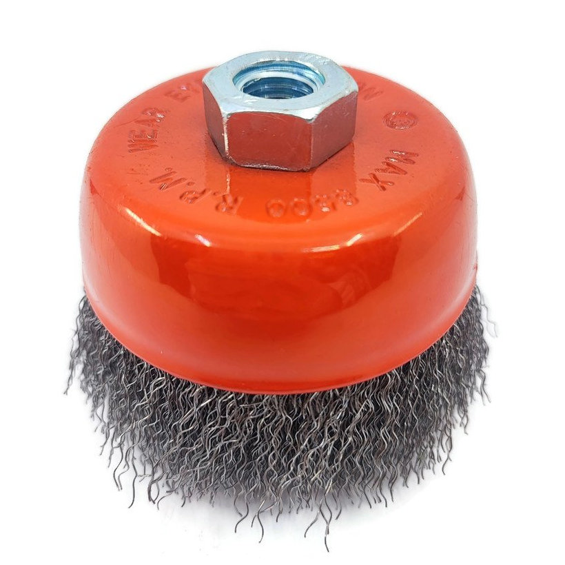 Kartáč hrníčkový vlnitý M14-75x0,3mm