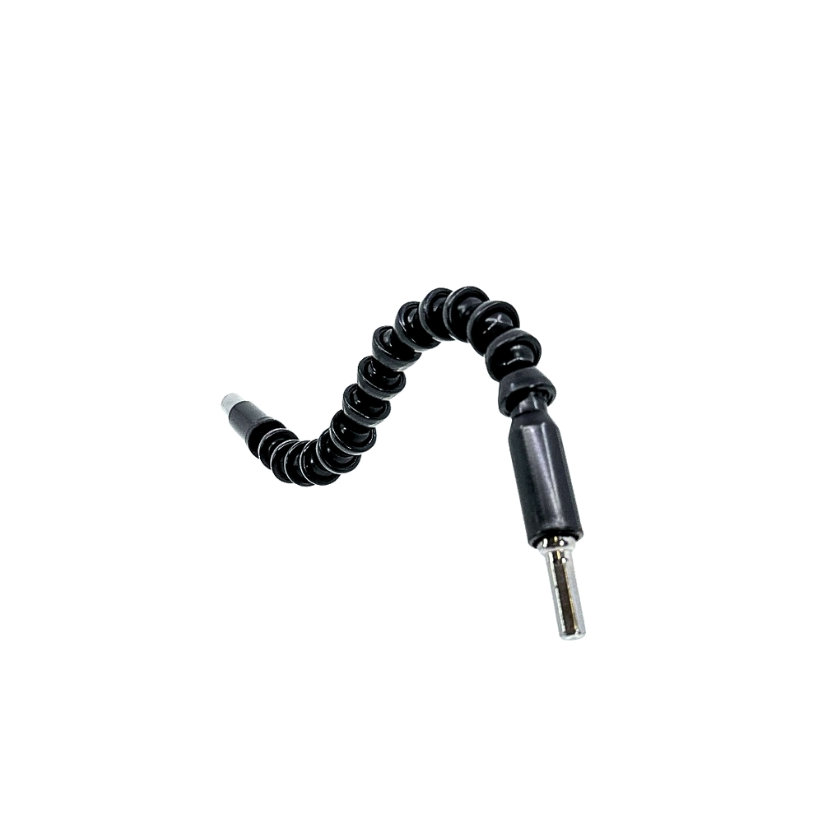 Dlouhý flexibilní držák na bity s rychloupínáním - černý