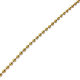 Řetěz kuličkový žlutý zinek 4,5mm