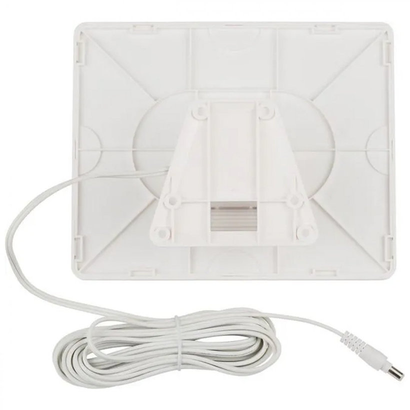 Solární LED reflektor s pohybovým PIR detektorem bílý