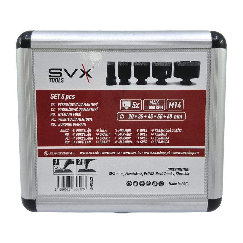 Vyřezávací sada - diamant (20-68mm)