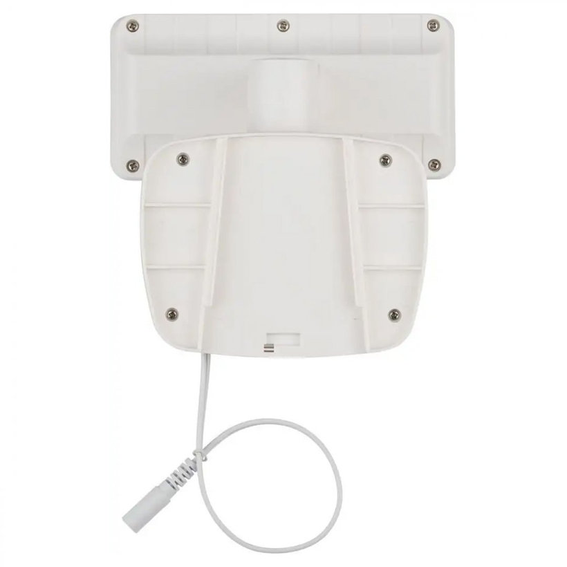 Solární LED reflektor s pohybovým PIR detektorem bílý