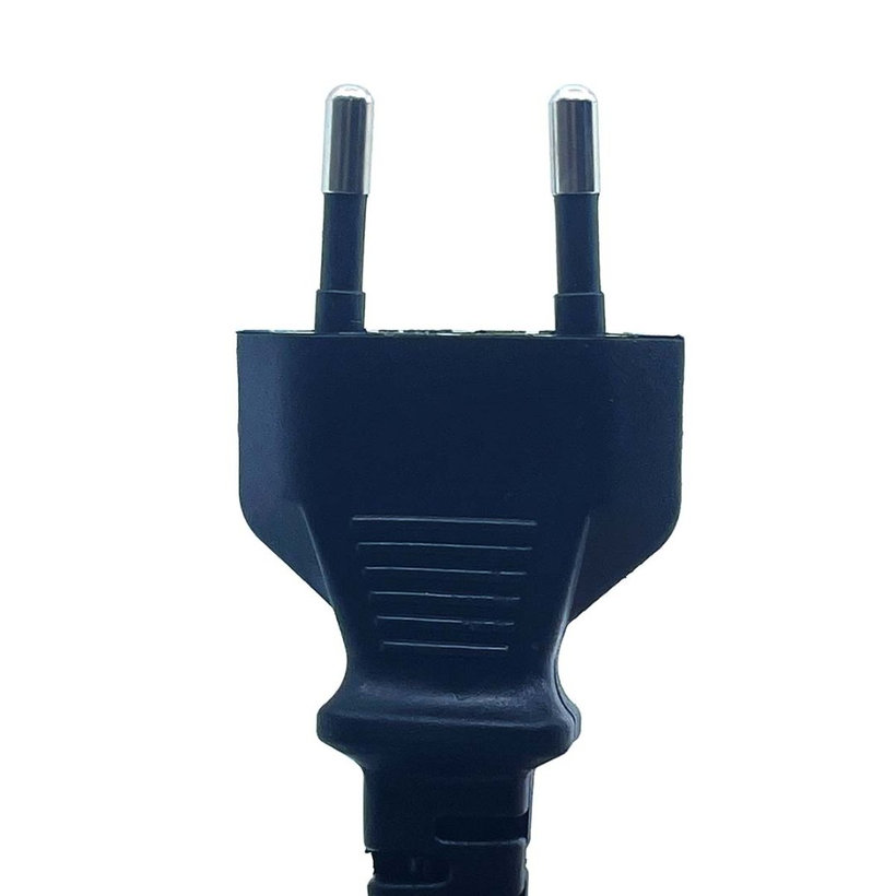 Flexo šňůra 3m 2x0,75 černá plochá - vypínač