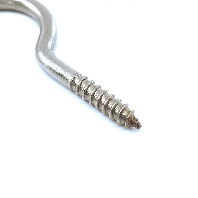 Nerezový hák s vrutem 50 mm