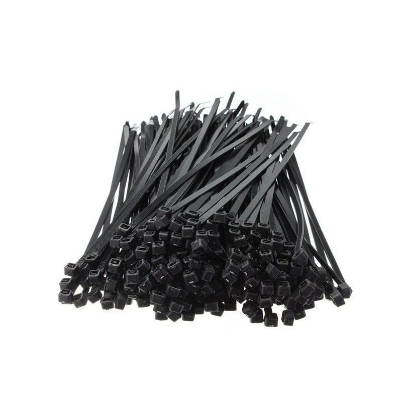 Stahovací páska černá 50ks 4,8x450mm