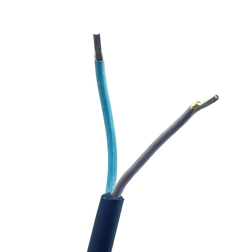 Flexo šňůra 5m 2x1,5 gumová H05RR-F2 černá