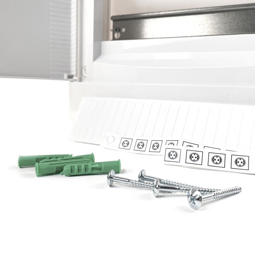 Rozvodnice nadomítková bílá N36 - C/N 287x482x112mm