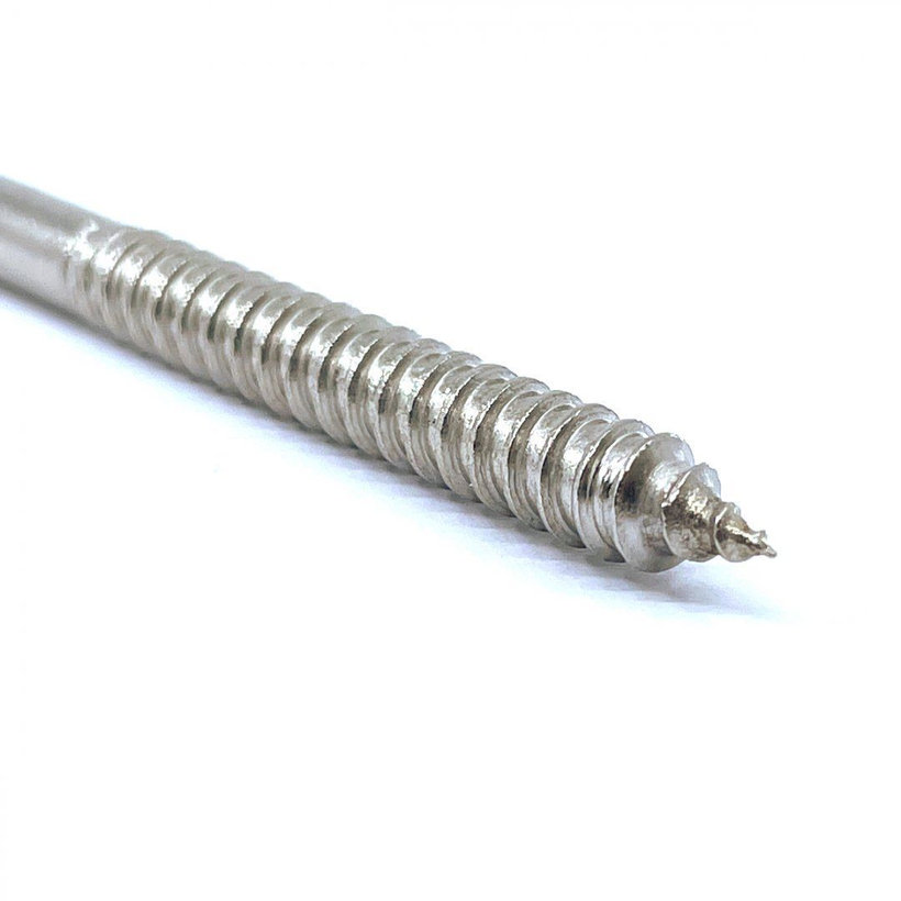 Nerezová skoba s vrutem 60 mm