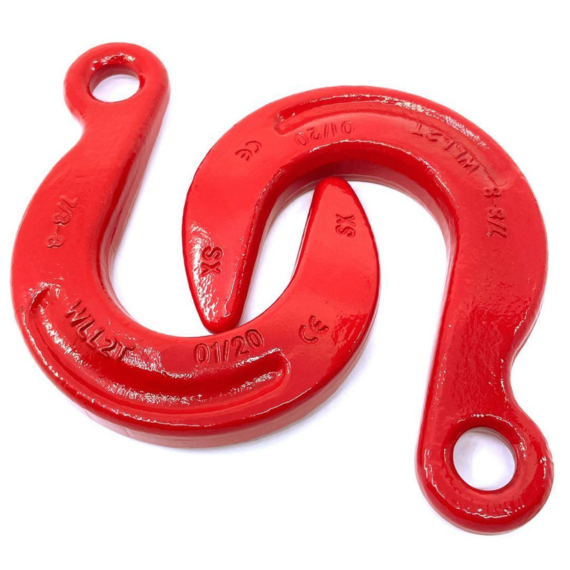 Slévárenský hák s okem tř 80 červený 13mm