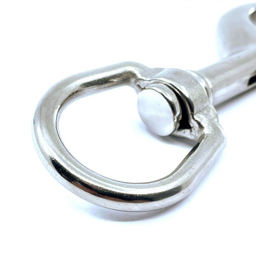 Nerezová karabina otočná A4 113 mm