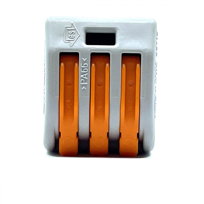 Spojovací svorka zaklapávací - 3 vodiče