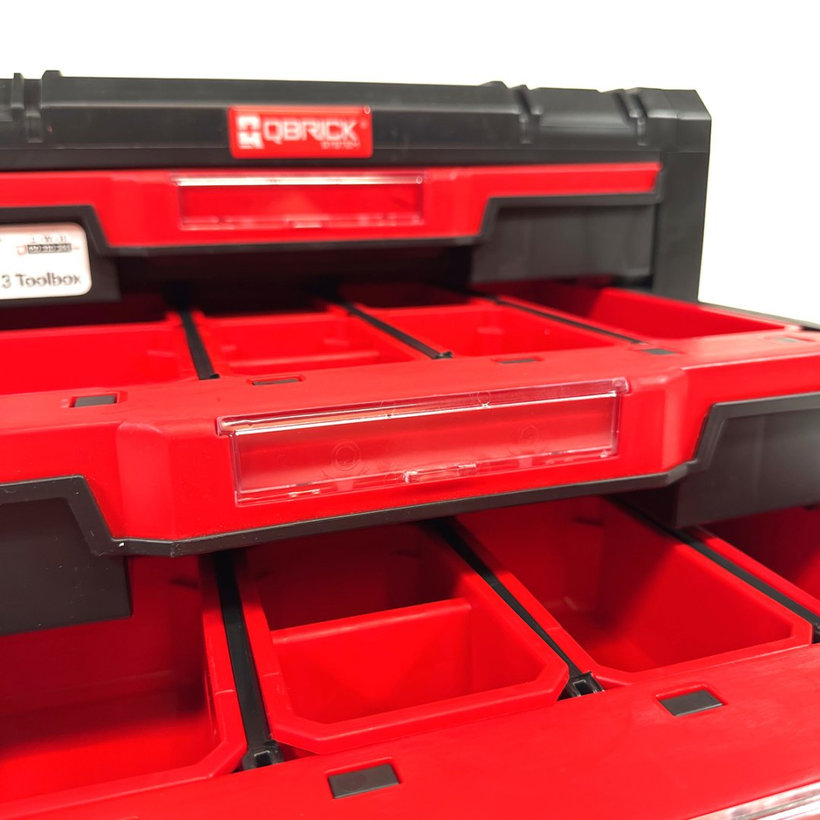 Box QBRICK® System TWO Toolbox 3-zásuvkový organizér 245x445x320mm