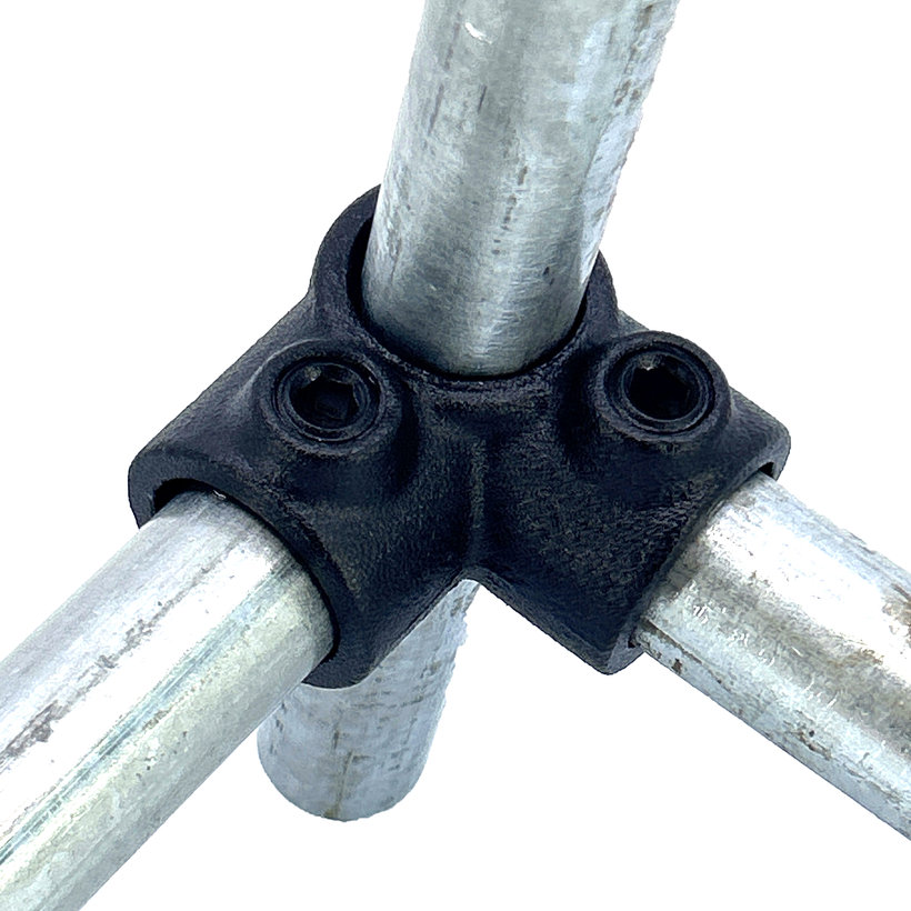 Spojovací článek čtyři větve 27 mm - černý