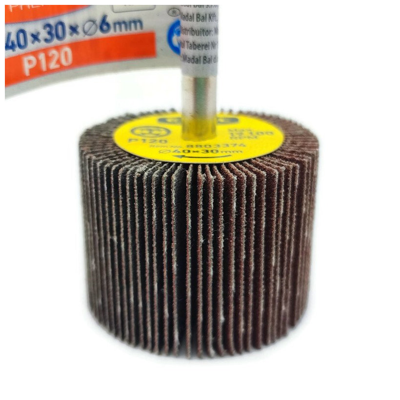 Lamelový brusný kotouč na stopce P120 40x30mm