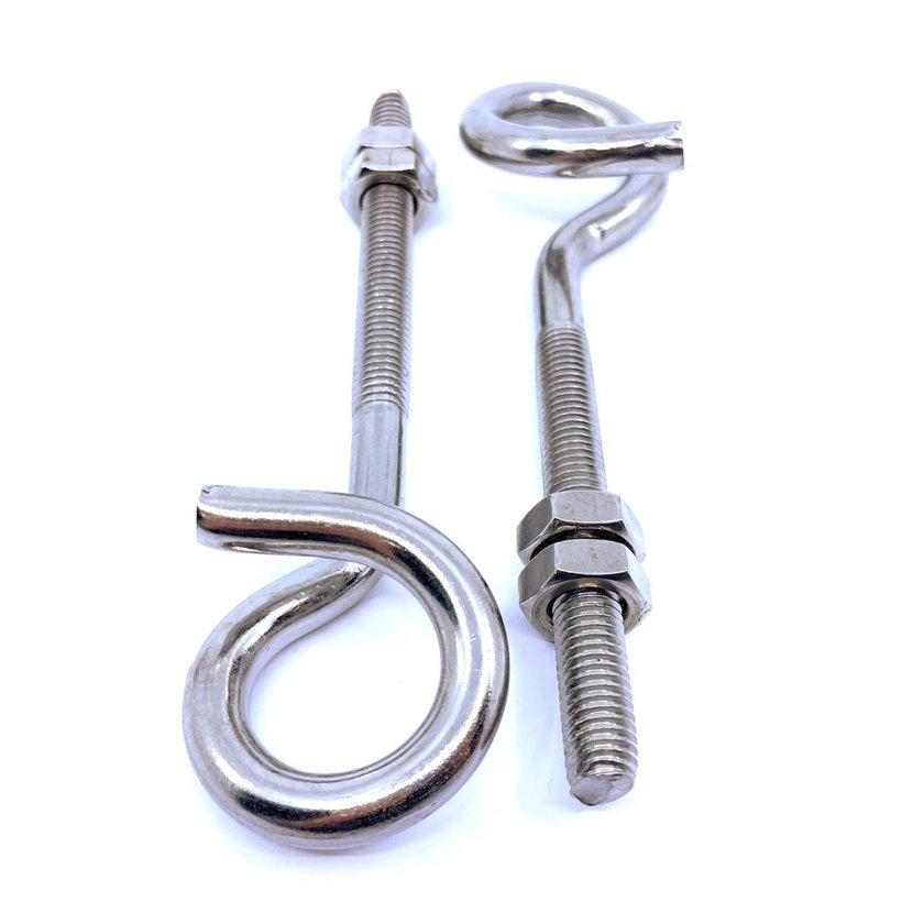 Hák houpačkový se závitem - nerez A2 150 mm