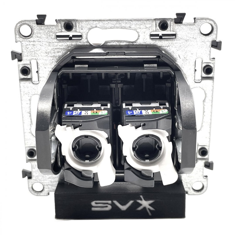 Valena LIFE zásuvka datová 2xRJ45 Cat5e FTP bílá