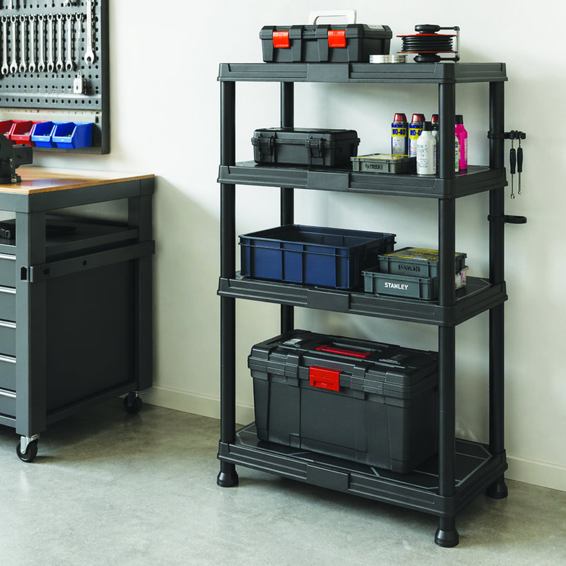 Plastový regál 60×30x92,6cm – 4 police