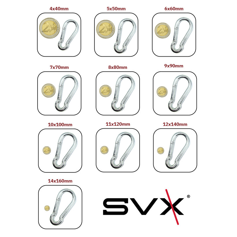 Karabina hasičská zn DIN 5299C 4mm