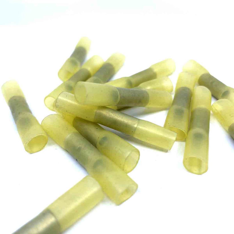 Smršťovací lisovací spojka žlutá 4mm²