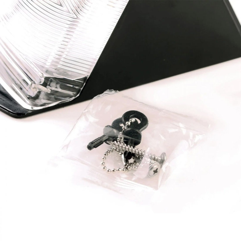 Solární LED nástěnné světlo s pohybovým PIR detektorem černé