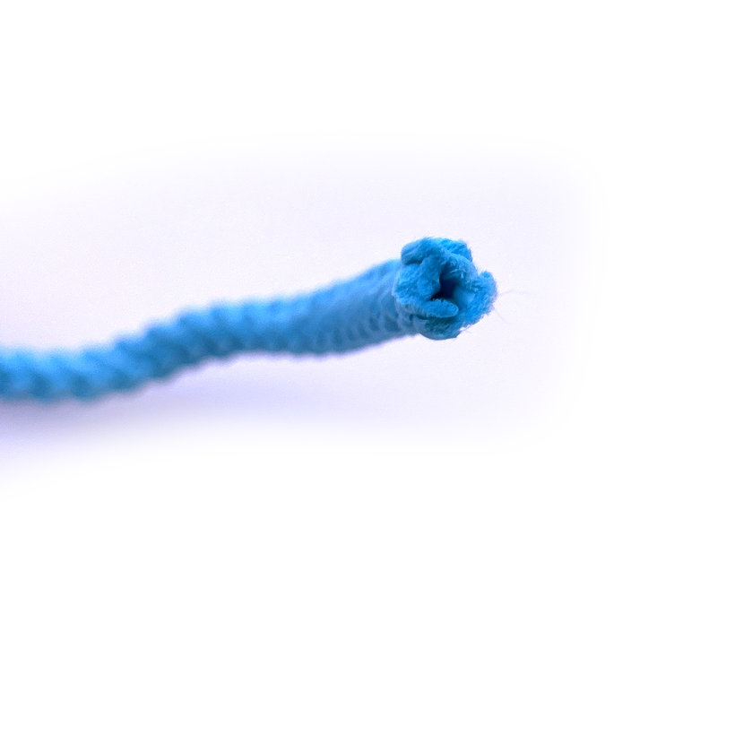 PPV šňůra splétaná bez jádra barevná 8 pr 6mm