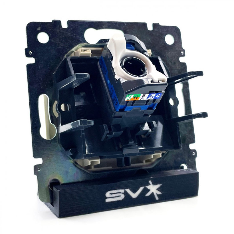 Valena zásuvka datová 1xRJ45 UTP béžová