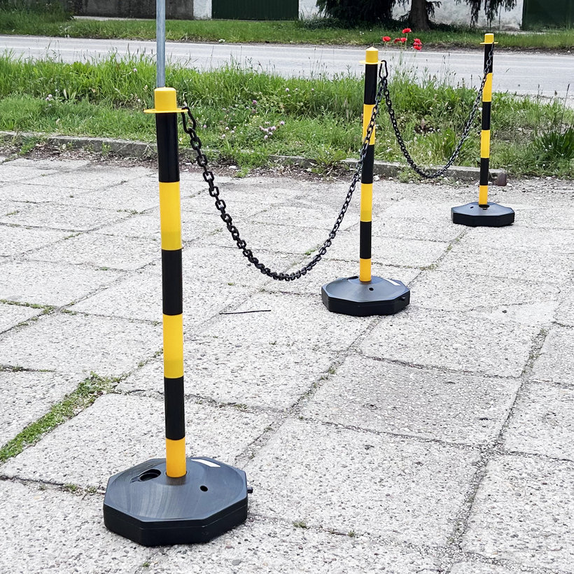 Silničářský podstavec čierno-žltý 90cm