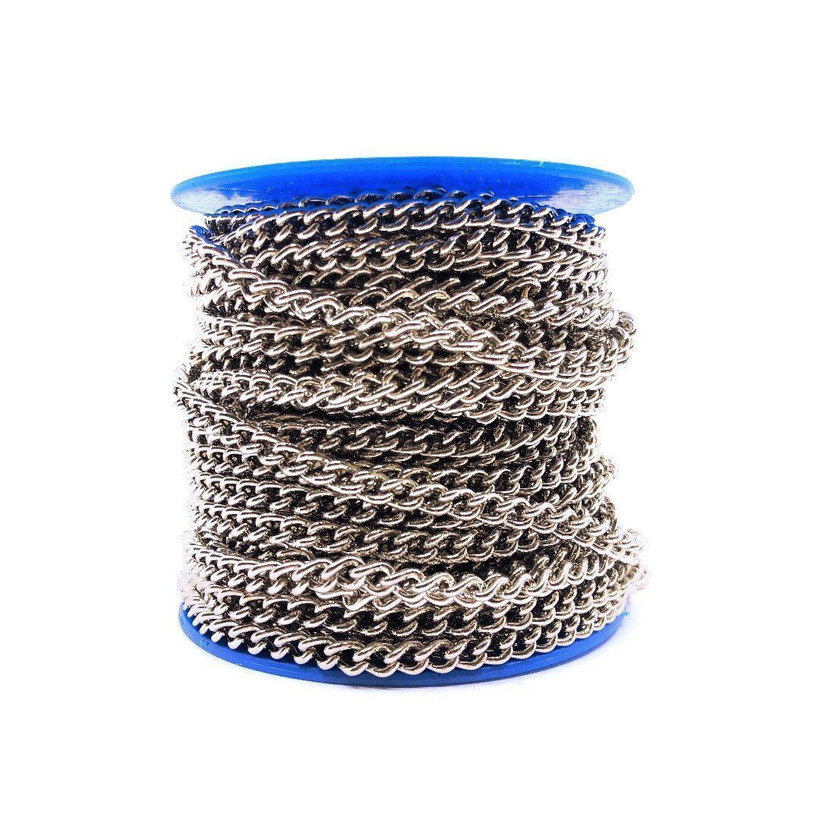 Řetěz ozdobný kroucený poniklovaný 3mm