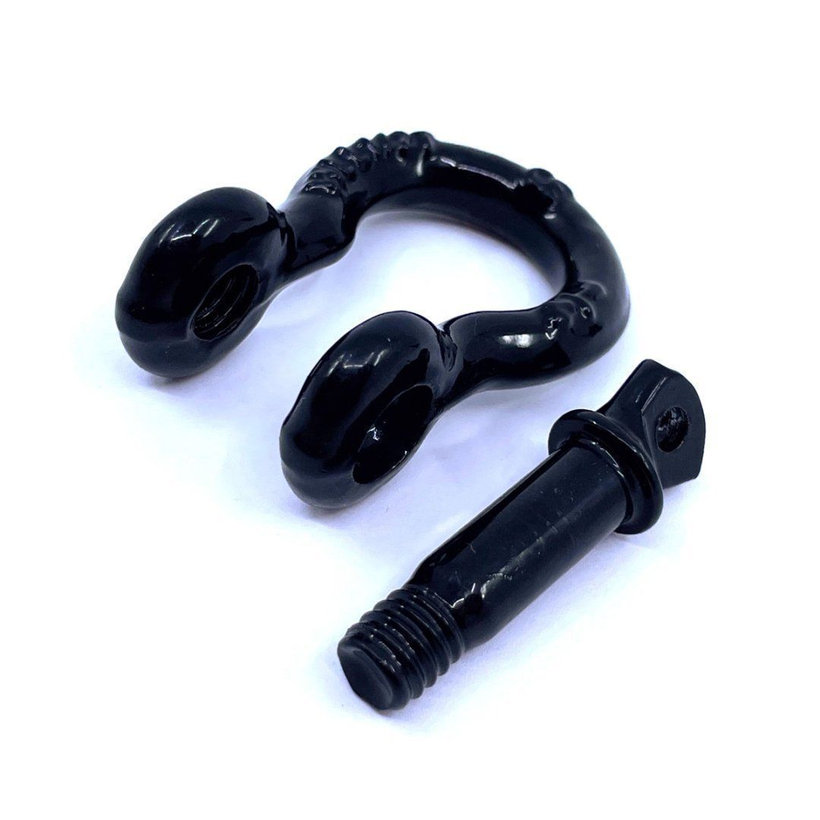 Třmen pevnostní Tvar Oblouk s čepem - černý 6,5T