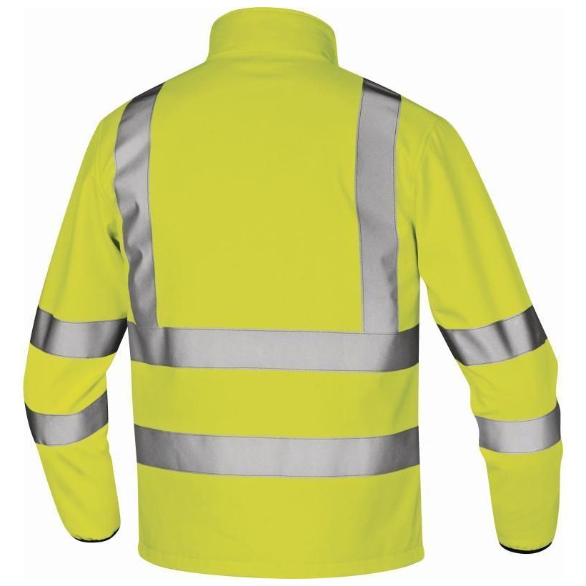 Reflexní softshellová bunda LEGA žlutá XL