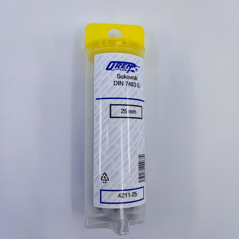 Sukovník DIN 7483G-25mm