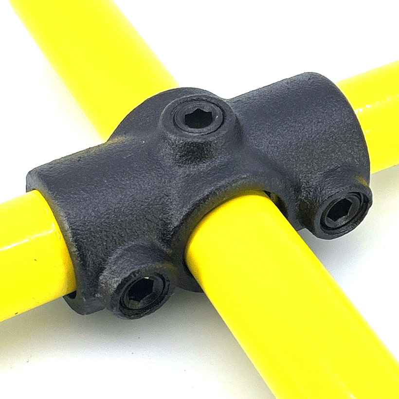 Spojovací článek ve tvaru X 27 mm - černý