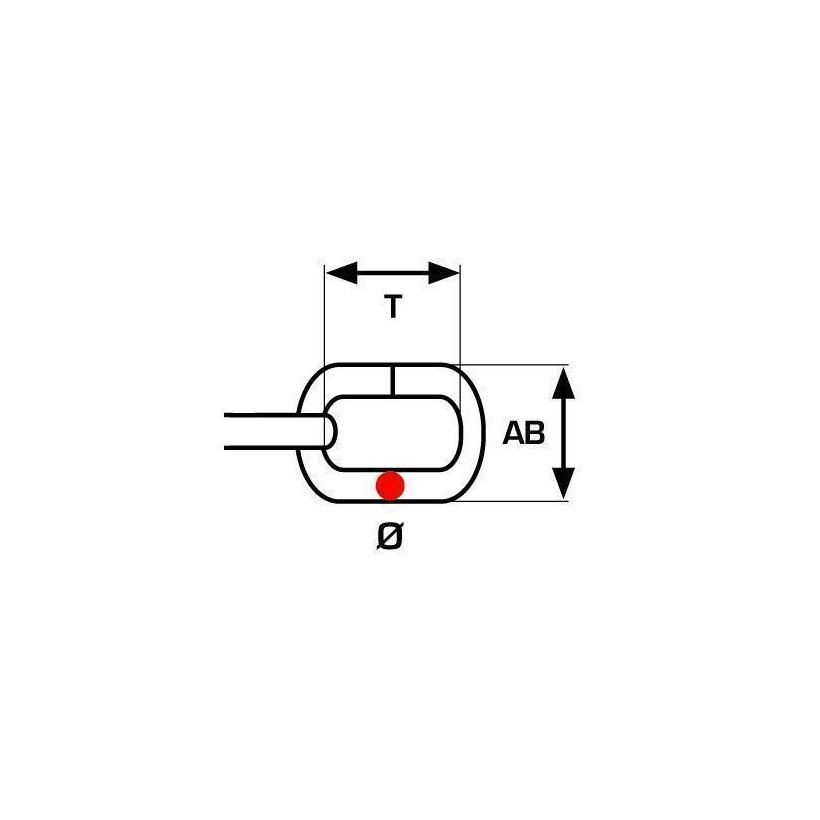 Řetěz hodinářský U poniklovaný 1,8mm